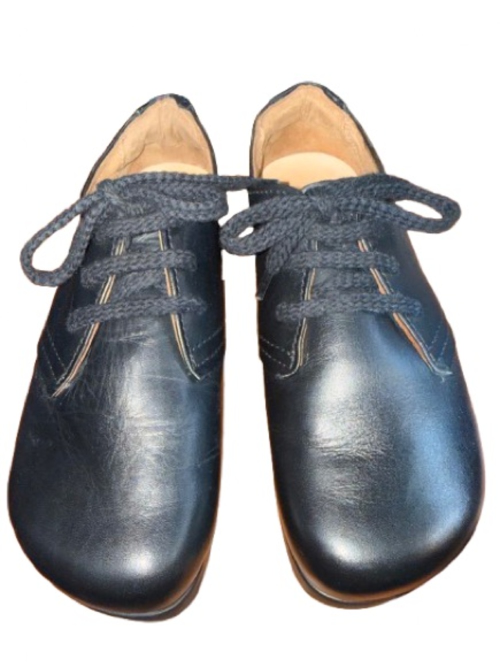 Kalso Earth Shoes Faroe Lokah Black Leather Oxfords Negative Heel Women's 7.5